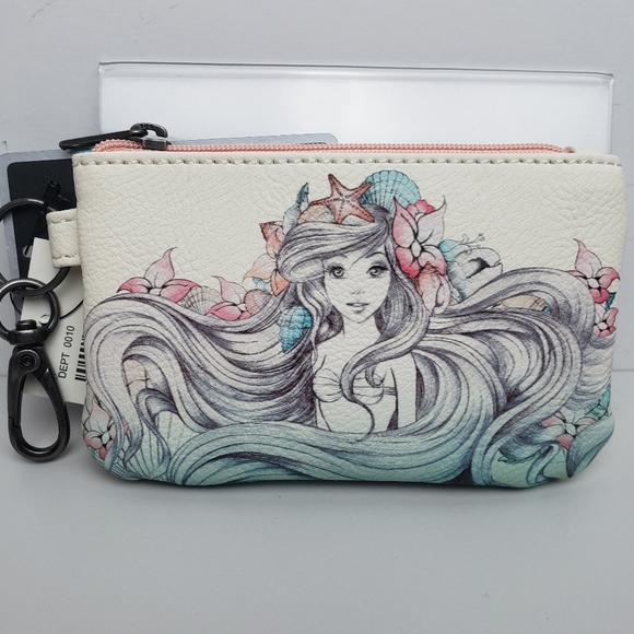 Loungefly Disney Ariel Sketch Satchel and Wallet - Picture 5 of 8